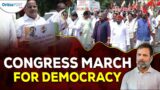 Congress protest for Democracy