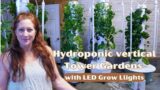 Create a Sustainable, Eco-Friendly Garden with Hydroponic Vertical Tower Gardens and LED Grow Lights