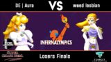 DE | Aura (Sheik) VS weed lesbian (Zelda) – Losers Finals – Domino Effect: Infernalympics