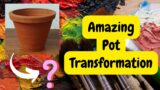 DIY Pot Painting | Terracotta Pot | Easy Pot Painting | Planter Makeover Ideas | Indoor Planter