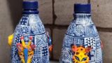 DIY Terracotta Bottles With Tribal Prints | DIY Bottle Art | Fevicryl Hobby Ideas India