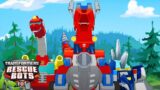 Dinobots Assembled | Kid’s Cartoon | Transformers: Rescue Bots | Transformers TV
