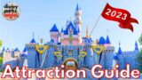 Disneyland ATTRACTION GUIDE – 2023 – All Rides + Shows – Anaheim, California