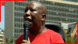 EFF Leader Julius Malema Addresses Supporters Of National Shutdown