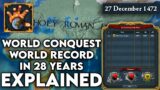 EU4 True One Tag World Conquest Speedrun in 1472 (WR) Explained
