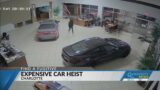 FIND A FUGITIVE: High-end cars taken by four suspects who are caught on camera