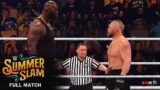 FULL MATCH – Omos vs. Brock Lesnar – No Holds Barred Match: SummerSlam 2022