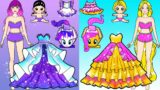Fluttershy And Rarity Pony Mother And Daughter Dresses – Paper Barbie Dress Up | Woa Doll American