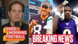 GMFB | Peter Schrager UPDATE Aaron Rodgers-Las Vegas Raiders and Lamar Jackson Ravens saga continues