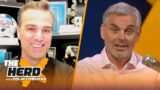Giants all in on Daniel Jones, predicts Aaron Rodgers to Jets & talks Anthony Richardson | THE HERD
