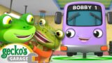 Grandma gecko to the Rescue| Monster Truck| Animal for Kids | Truck and Bus Cartoon | Gecko's Garage