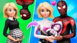 Gwen and Miles – Spider Family! 31 Dolls Hacks