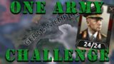 Hearts of Iron 4 | 1 Army Challenge