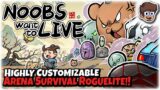 Highly Customizable Arena Survival Roguelite!! | Let's Try: Noobs Want to Live