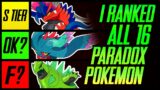 I Ranked All 16 Paradox Pokemon | Mr1upz | Scarlet and Violet