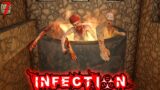 I built a ZOMBIE CRUCIBLE BASE in 7 Days to Die: INFECTION