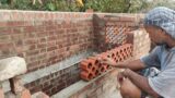 Indian Jali design-Beautiful work with House on Roof OTS Terracotta Jali installation process