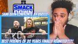 KEVIN OWENS TO THE RESCUE!!!! SAMI HAS HELP! LIVE REACTION TO SAMI ZAYN FINALLY CONFRONTING JEY USO!