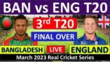 LIVE: Bangladesh vs England 3rd T20 Match Live | FINAL OVER | BAN vs ENG 3rd T20 Live | Real Cricket
