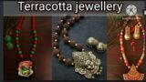 Latest terracotta juwelarey design #terracotta jewellery set and earrings #