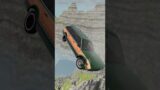 Leap of death car jump | BeamNg Drive #shorts #beamngdrive #carsvs