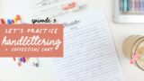 Letter With Me in REAL TIME | Daisy Monoline Style Motivational Practice Words