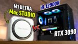 M1 Ultra vs 12900K RTX 3090 PC: Did Apple LIE about Mac Studio?