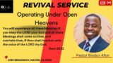 Mar. 19. 2023 |Revival Service | Pastor Biodun Afon| Operating Under Open Heavens| Deut. 28:12