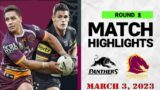 Match Highlights Penrith Panthers v Brisbane Broncos | NRL Season 2023