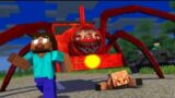 Monster Home :- Choo Choo Charles Horror. Minecraft Animation