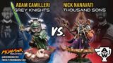 NEW ARKS OF OMEN Grey Knights vs Thousand Sons Warhammer 40k Battle Report!