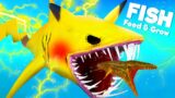 NEW PIKACHU vs PREHISTORIC PROGNATHADON | Feed & Grow Fish