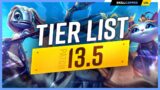 NEW TIER LIST for PATCH 13.5 – BIG CHANGES!