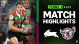 NRL 2023 | South Sydney Rabbitohs v Manly-Warringah Sea Eagles | Match Highlights