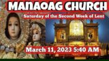 Our Lady Of Manaoag Live Mass Today – 5:40 AM March 11, 2023
