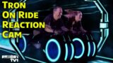 Our On Ride Reaction Cam for Tron Lightcycle Run – Walt Disney World 2023