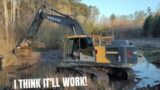 Patching Up The Beaver Dam To Refill The Pond!