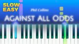 Phil Collins – Against All Odds – SLOW EASY Piano TUTORIAL by Piano Fun Play