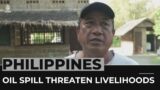 Philippines oil spill threatens livelihoods on Mindoro island