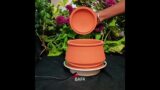 Plain Terracotta Serving Bowl With Lid