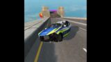 Police SUV Takes on Death-Defying Jump and Crusher at BeamNG Drive's Cliff Map #beamngdrive