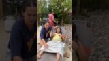 Pregnant lady uses jam to prank the guys  #shorts