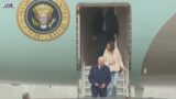 President Biden arrives in LA