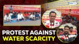 Protest against water scarcity