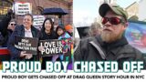 Proud Boy Gets Chased Off At Drag Queen Story Hour In NYC