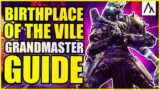 Quick & Easy Birthplace of the Vile Grandmaster Nightfall Guide! | Destiny 2