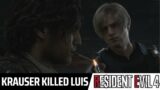 RESIDENT EVIL 4 REMAKE – KRAUSER JUST KILLED LUIS, LEON TO THE RESCUE