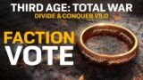 RETURN OF THE LORD OF THE RINGS! Third Age: Total War – Divide & Conquer V5.0 Faction Vote
