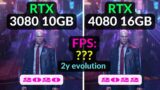 RTX 3080 vs RTX 4080 in 9 GAMES | 1080p 1440p 4K | Ryzen 9 7950X3D