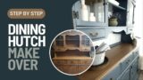 Refinishing a dining hutch (step by step) – With Mars
